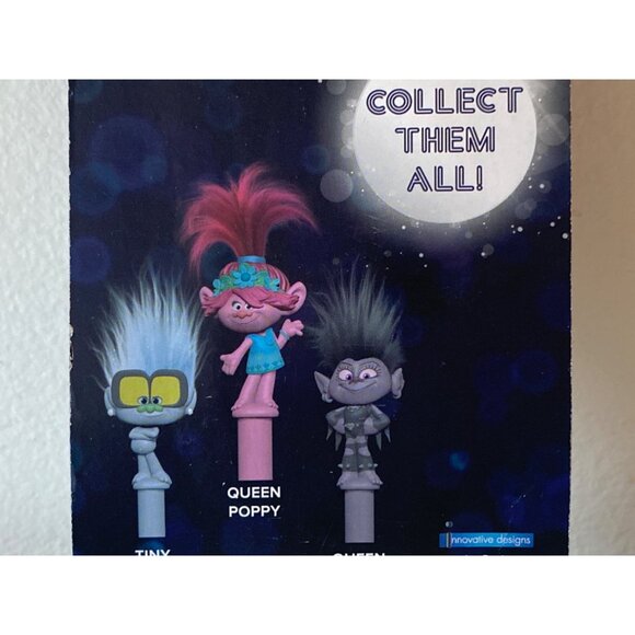 Trolls World Tour QUEEN BARD Pencil Topper Sealed 3inch Hasbro RARE HTF 2020 - Picture 9 of 11